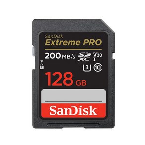 샌디스크 Exteme Po 익스트림 프로 SD 메모리카드, 128GB, 1개