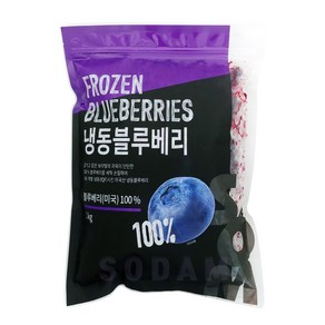 솜 냉동 블루베리 1kg / 미국산 A등급, 2개