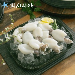 [피시리아]자연산 손질 갑오징어 200g * 12팩/총 2.4kg, 없음