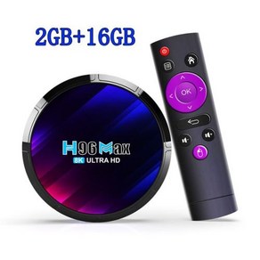 멀티미디어플레이어 안드로이드 셋톱 TV 박스 디코딩 및 재생 4K 비디오 지지대 24G 58G WiFi6 BT50 8K 24Fps H96MAX RK3528, 7) Euopean Standad  2GB 16GB