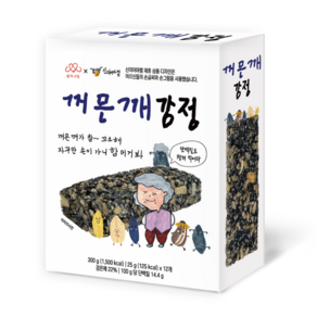 엄마사랑 검은깨강정 300g, 12개, 25g