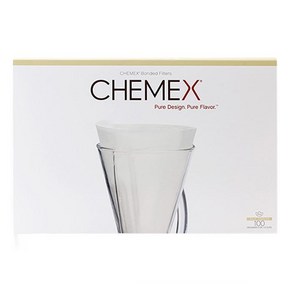 Chemex 케멕스 반달형 화이트 필터 FP-2, 1개, 1개