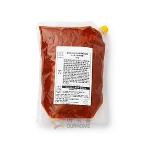 아워홈 부대찌개용 양념장 2kg 부대찌개 소스 x 2개 (아이스박스)