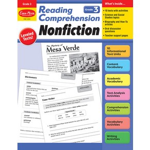 (영문도서) Reading Comprehension: Nonfiction Grade 3 Teacher Resource Paperback