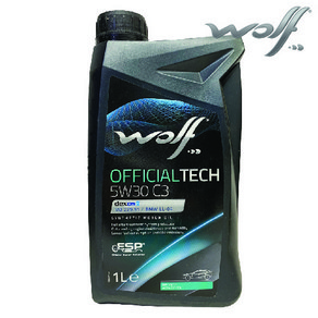 울프 Wolf OFFICIAL TECH 5W30 C3 가솔린 디젤(DPF) LPG 합성엔진오일, 1개, 1L