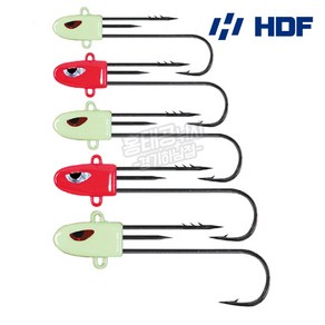 해동 등침 갈치 지그헤드 HH-1978 칼치 야광 지그헤드 생미끼 텐야 낚시 바늘, 5g, 1개