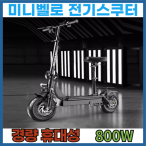 VoltVelo 휴대성 뛰어난 미니벨로 전기자전거 접이식 전동 바이크 스쿠터 800W, 100km