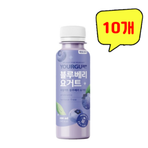 유얼거트 락토프리 블루베리 요거트, 10개, 190ml