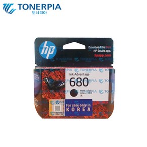 HP 정품잉크 NO.680 HP3635 HP3835 HP4535 HP4675, 01_검정(BLACK), 1개