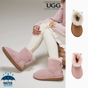 호주 UGG 오즈웨어 키즈 양털 미니베일리보우스태리 어그부츠 OB680