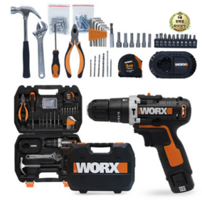 WORX 12V 충전드릴 세트 WX129.5, 1세트