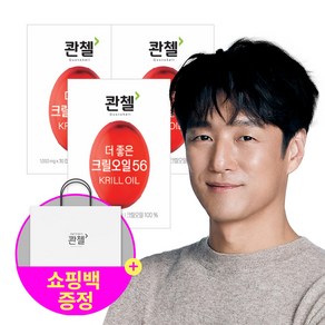 콴첼 더 좋은 크릴오일 56 3BOX/3개월 (Ake 슈퍼바부스트), 3박스, 30정