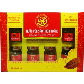 Nuoc yen sao Thien Hoang 베트남 제비집, 6개, 70ml