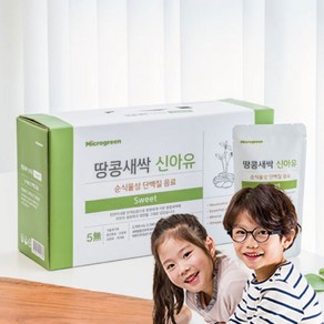 땅콩새싹 신아유 아침건강식 식물성단백질 식이섬유음료 180ml 30봉