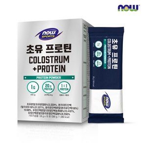 [나우푸드] 초유 프로틴 30g 10포