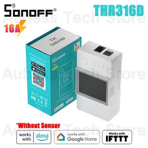 SONOFF TH Elite WiFi 스마트 스위치 온도 및 모니터링 16A/20A 주거용 자동화 IFTTT Alexa Google Home, 11 16A THR316D