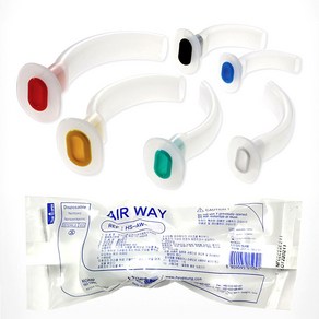 협성 멸균 에어웨이 00호~4호 (5~10cm) 10개 기도확보 airway