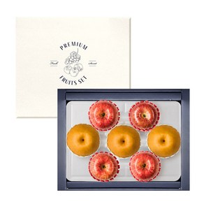 설선물세트굿씨드 햇살가득 사과&배 혼합세트 3호 2.8kg내외/사과4과 배3과, [굿씨드] 햇살가득 사과&배 혼합세트 3호 [2.8kg, 1개