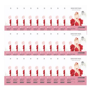 로제니 장미 발팩 풋팩(무료배송), 100개, 2매입