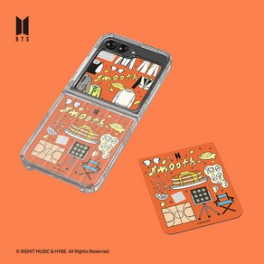 BTS갤럭시플립5 MUSIC THEME BUTTER SET Fo Galaxy Flip5