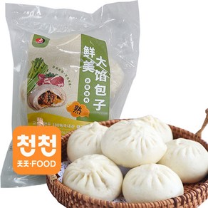 대신푸드몰- 중국식 샐러리 돼지고기소 왕만두 반조리 뽀즈, 400g, 1개