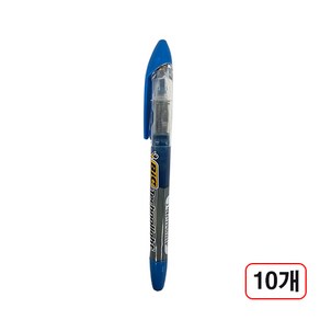 BIC)테크노라이트 형광펜 청색 10자루