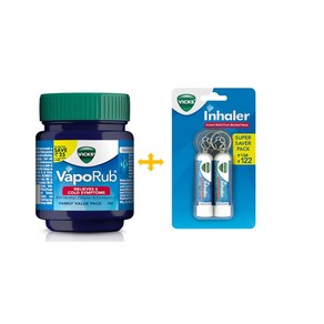 Vicks Combo Pack of Vapoub (25ml) 1 PCs & Inhale 2 PCS (0.5ml)