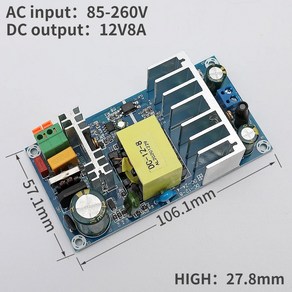 전원공급기 파워서플라이 AC100 240V to DC 전원 공급 모듈 보드 스위치 AC 5V 12V 15V 24V 36V 48V 1A 2A 3A 4A 5A 6A7A8A 9A, CHINA _5V2A, 1개