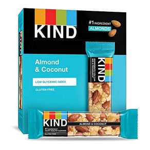 KIND Almond & Coconut 8.4 Oz (Pack Of 6) KIND 아몬드 & 코코넛 8.4온스(6팩), 238g, 6개