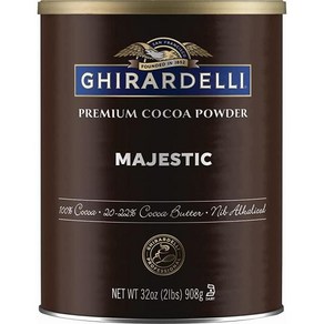 GHIRARDELLI CHOCOLATE COMPANY Ghiadelli Majestic 더치 프로세스드 코코아 파우더 0.9kg(2파운드)