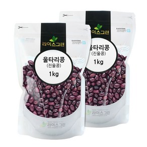 라이스그린 울타리콩 2kg 수입콩 진울콩, 2개, 1kg