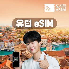 유럽 33개국 통합 이심 eSIM 데이터 무제한 유심 보다폰 프랑스 스페인 e심, 2GB/일, 15일, 1개