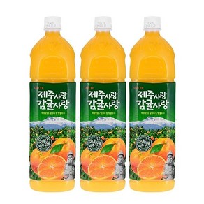 롯데 델몬트 제주사랑 감귤사랑, 1.5L, 4개