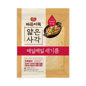 동원 바른어묵 얇은사각 1kg(냉동) x 2개, 1kg