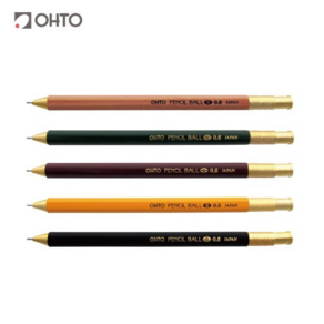 OHTO 오토 목재겔펜 NKG-450E 0.5mm, 옐로우(NKG-450E-YL)