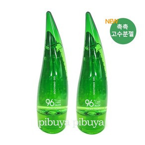 홀리카홀리카 알로에 하이드로 포뮬라 96% 수딩 젤, 250ml, 2개