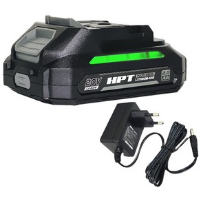 HPT 신형 20V 배터리 2.0Ah MA20-AB220 아답타 충전 잔량표시, 1세트