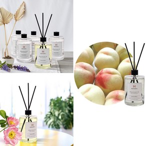 네모라 복숭아 만다린향 화이트피치 리필형 디퓨저 500ml + 섬유스틱 5P, 1개