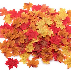 단풍 낙엽 나뭇잎 식물 인테리어 감성 조화 50pcs [Interior Fake Maple Leaves Leaf 50 pcs]