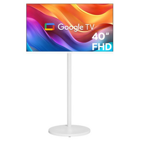 와이드뷰 FHD 구글 TV + 삼탠바이미 세트 화이트, 101cm, GTWV400FHD11