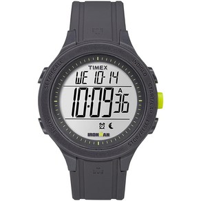 Timex 아이언맨 에센셜 손목시계 남성용 30/라임 실리콘 스트랩 (TW5M14500)