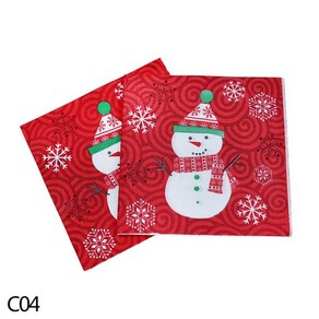 20Pcs Merry Christmas Napkin