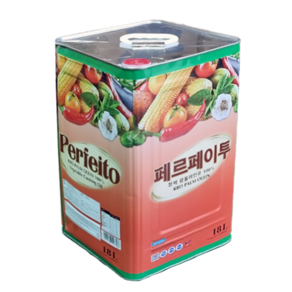 페르페이투 정제 팜유 18L 식용유 업소용 튀김용 대용량, 1개