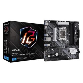 ASROCK Z690 Taichi 소켓 LGA1700 인텔 Z690 DDR5 AMD Cossfie SATA3USB32 M2 WiFiATX 마더보드, 6) Z690M 팬텀 게이밍 4