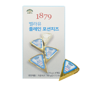 1879 벨라유 플레인 포션 임실치즈 15g X 4개입