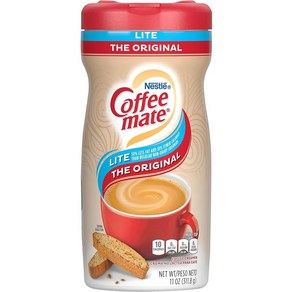 Nestle Coffee mate 크리머 325ml(11온스) 파우더 크리머 라이트 오리지널 (74185), 1개, 1개입