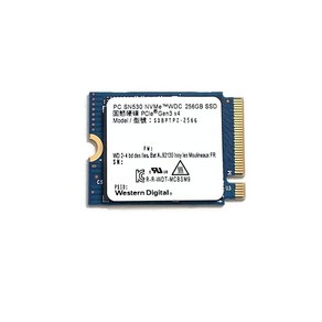 Westen Digital 256GB SSD M.2 2230 30mm PC SN530 NVMe PCIe 3.0 Gen3 x4 SDBPTPZ-256G 솔리드 스테이트 드라이브 서