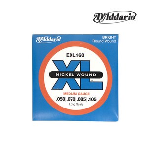 Daddaio 베이스기타줄 Medium Long 050-105 EXL160, 상세페이지 참조, 1개, 단품