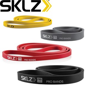 SKLZ 운동밴드 헬스 스트레칭 근력운동 스킬즈 프로밴드, 미디엄 레드