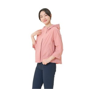 [올리비아하슬러] 여성 여름 숏기장 후드 집업점퍼